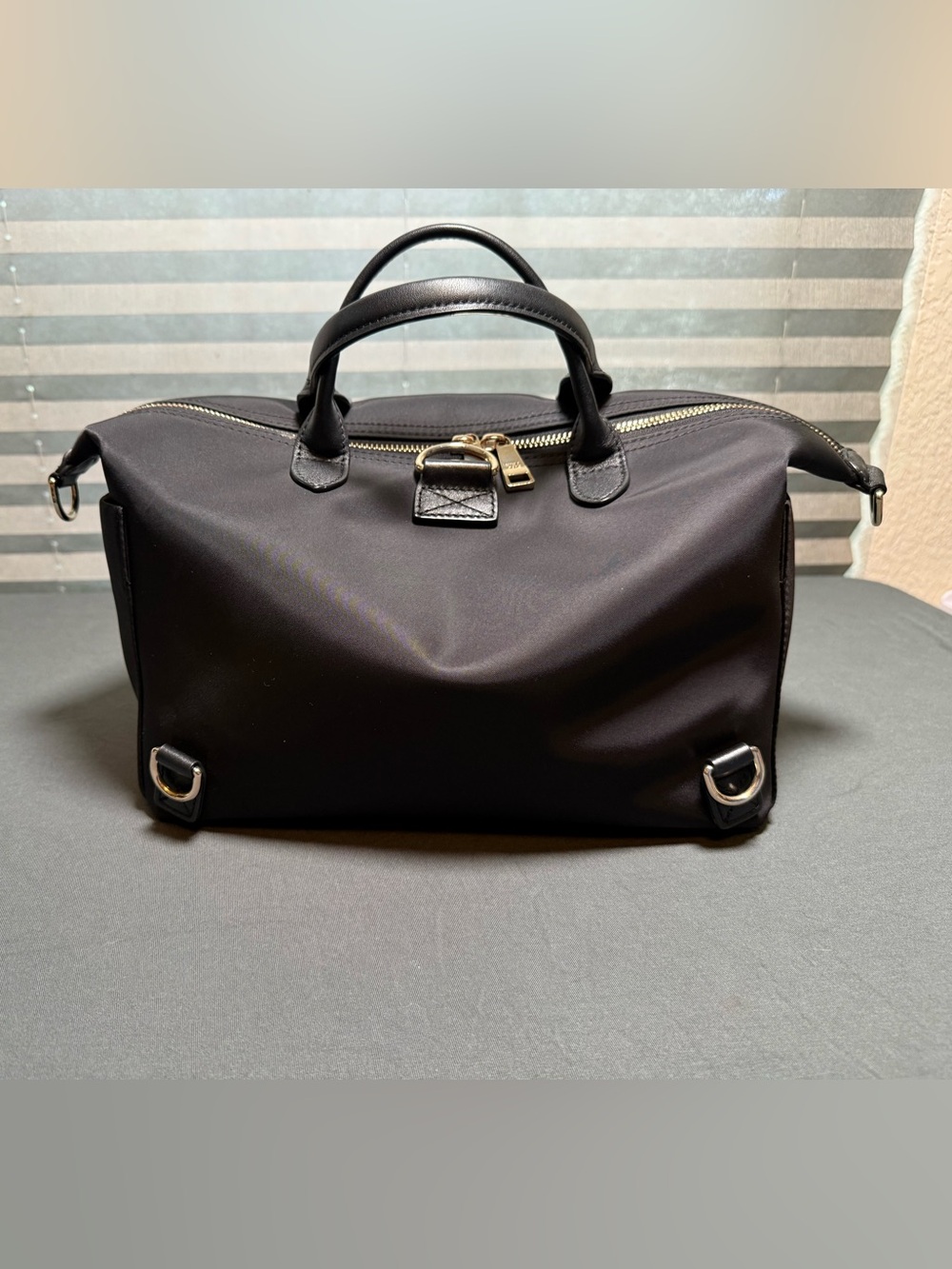 Mina Baie black nylon Emmy mini - Picture 3 of 11